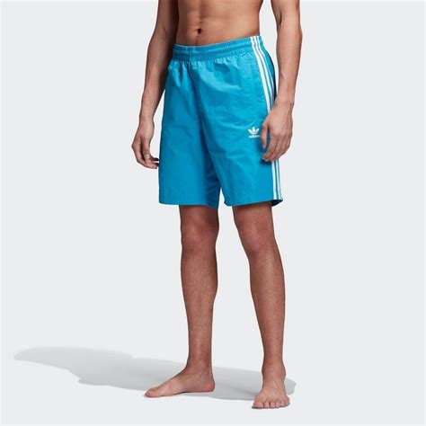 adidas herren 3-streifen badeshorts neon|Originals adicolor 3.